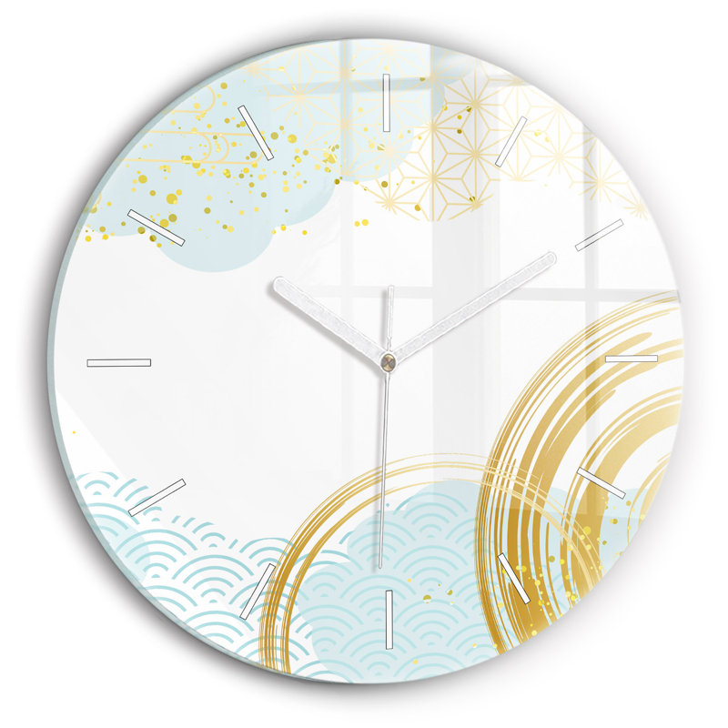 Glass Wall Clock