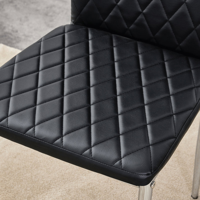 Ensemble minimaliste de 6 chaises de salle à manger, idéal pour divers styles de maison