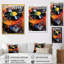 Art mural rétro vinyle Truntables Melody - Platines et boites-2022188247-2022188226