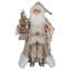 Champagne Coastal Santa Figurine
