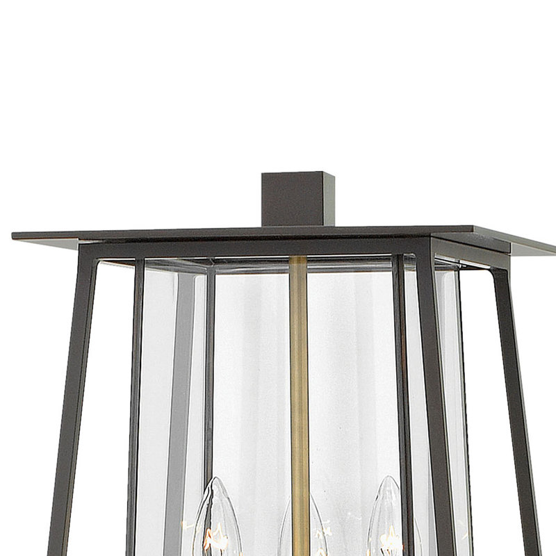 Izzie 3-Light Lantern Head, Bronze Buckeye