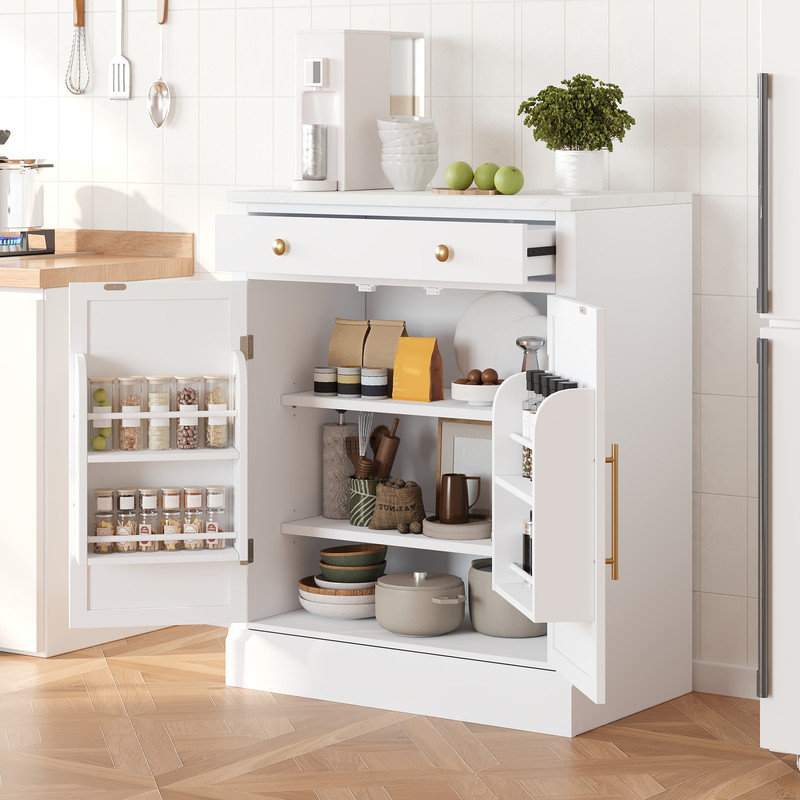 Buffet 28,7 po, Blanc