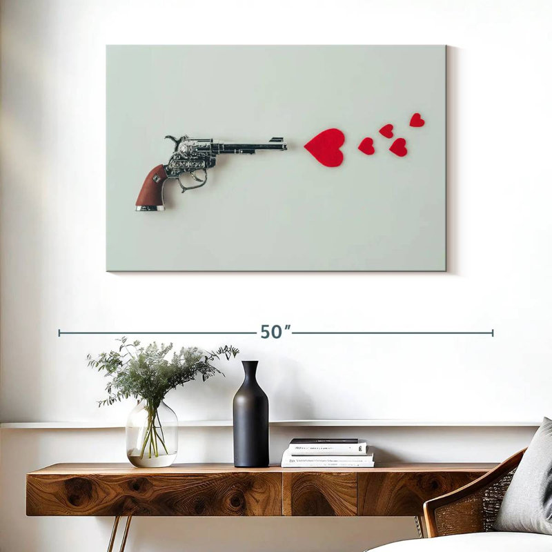 Kill With Love, 26" H x 39" W