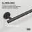 VIGO Elan 3-Piece Matte Black Bathroom Hardware Set with 24-in Towel Bar, Toilet Paper Holder and Hand Towel Holder-124871905