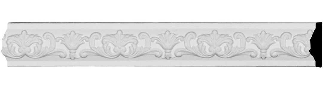 1 5/8"H x 1/2"P x 94 1/2"L Marcella Panel Moulding Ekena Millwork