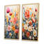 «Multicolored Flowers Collage», 2 pièces-1507755426-1507755427