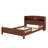 Platform Bed Featuring Bookcase Headboard And LED Motion-Sensing Light-1844938885-1844938886