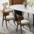 Modern Dining Chairs, Beige Pu Leather Kitchen Chairs With Solid Wood Legs, Not Assemble  Needed