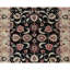 Wool Oriental Area Rug in Black