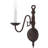 Bronze Wall Sconce: 1-Light with Steel Base Material - Stylish and Durable
