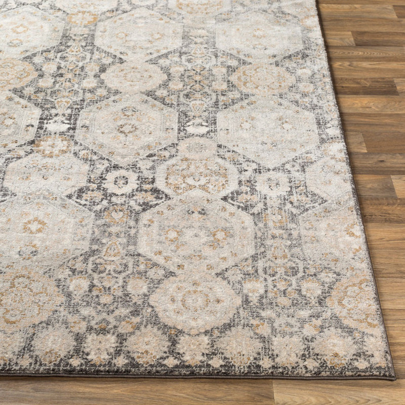 Blannie Floral Machine Tufted Area Rug, Rectangle 130 x 170 cm