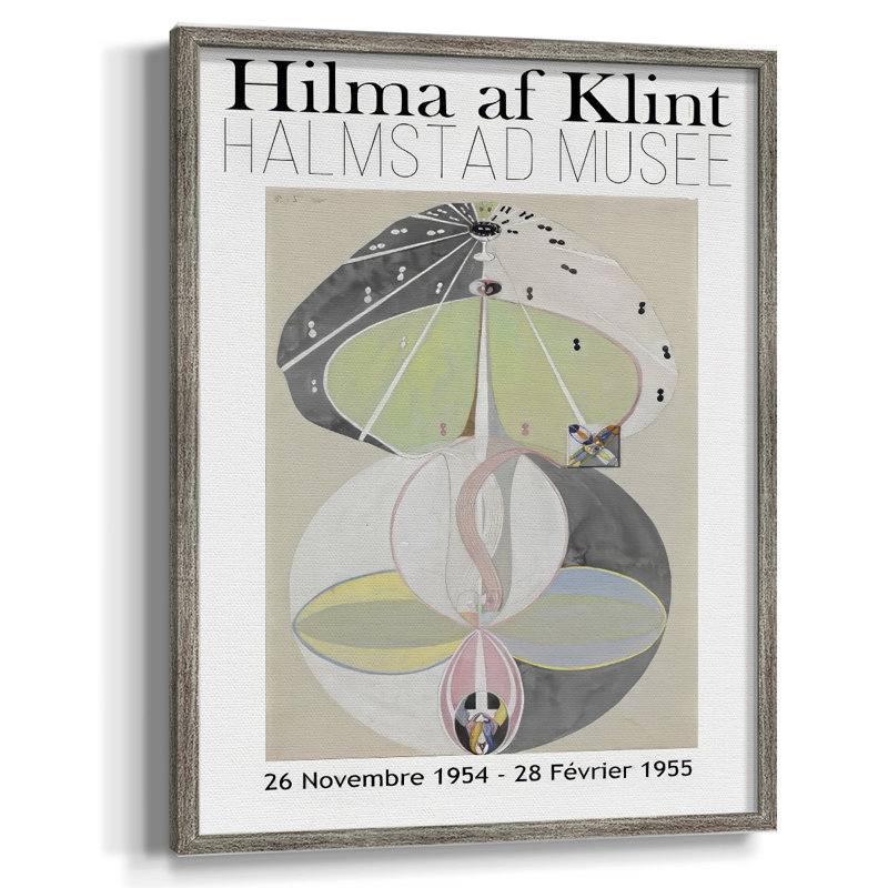 «Klint Museum Posters I», reproduction encadrée - bois massif, H 11 po x l 9 po