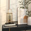 Porte-bougie abstrait moderne en métal-1399909508