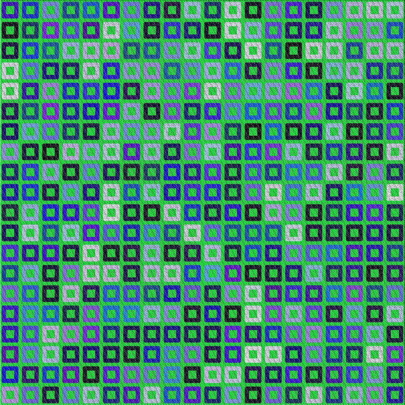 Tapis vert tissé à la machine, Carré 4 pi