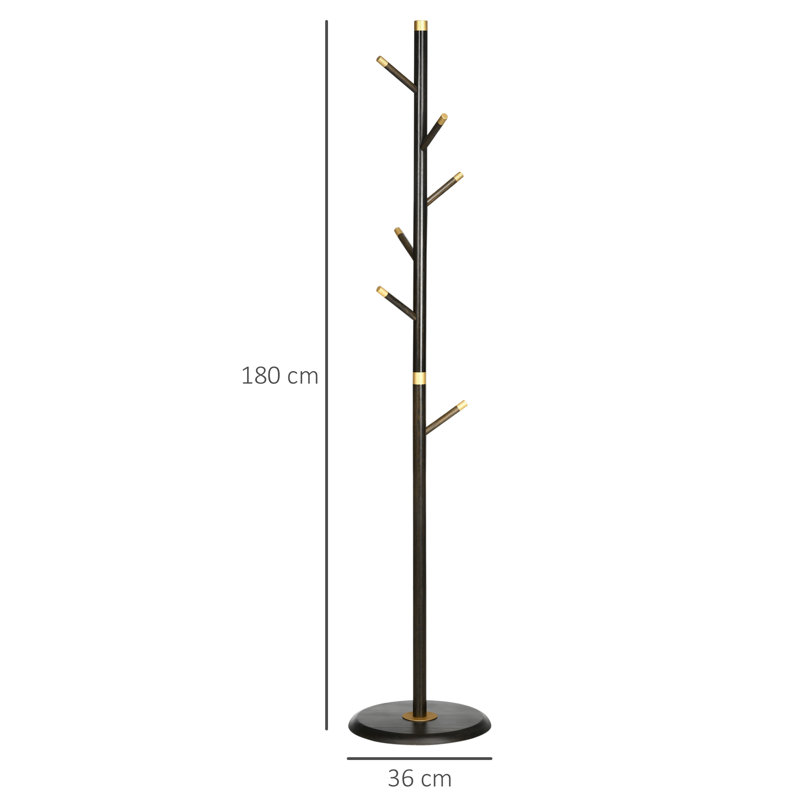Freestanding 6 - Hook Coat Rack