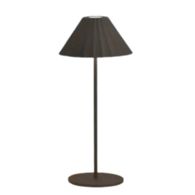 Elysium Cordless Rechargeable LED Table Lamp Waterproof, Touch & Dimming, Customizable Colors, Brown