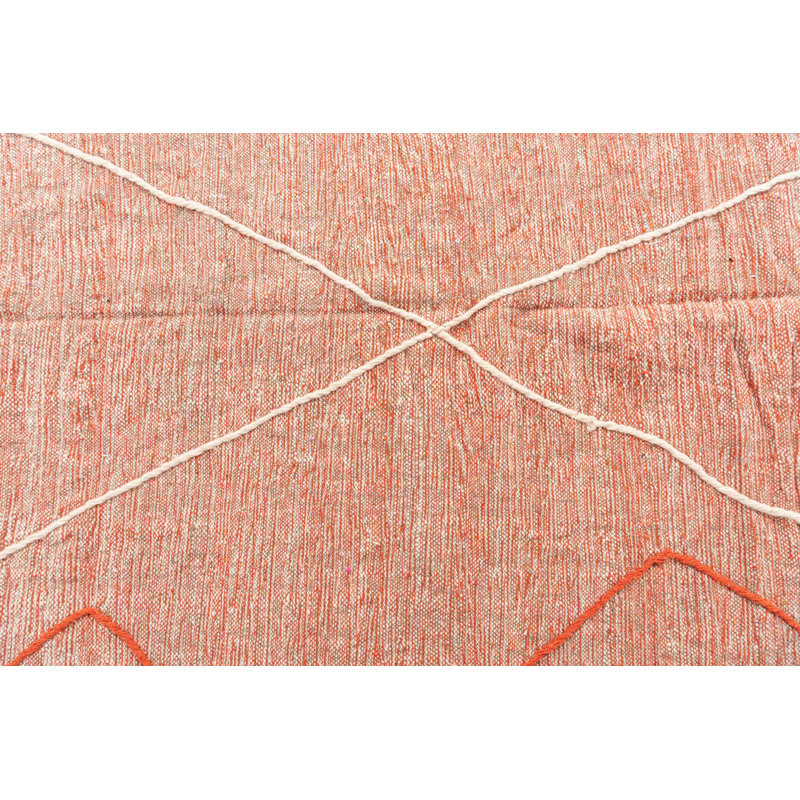 Tapis orange Kalmanovitz