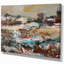 Paysage en hiver - reproduction sur toile tendue-29503714