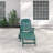 Kali Folding Sun Lounger with Wheels and Reclining Back Rest-10168096