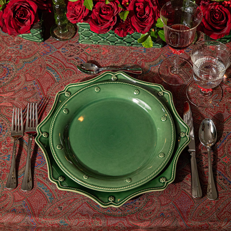 Berry & Thread Dinner Plate - Basil