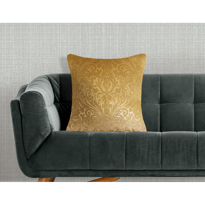 Coussin décoratif en velours Edie @ Home, Or