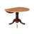 Philipston Modern Dining Table - a Round Kitchen Table Top with Dropleaf & Pedestal Base, 42x42 Inch, Natural Oil-1623425135-1639237184
