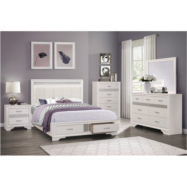 Latitude Run® Queen Platform 3 Piece Bedroom Set | Wayfair