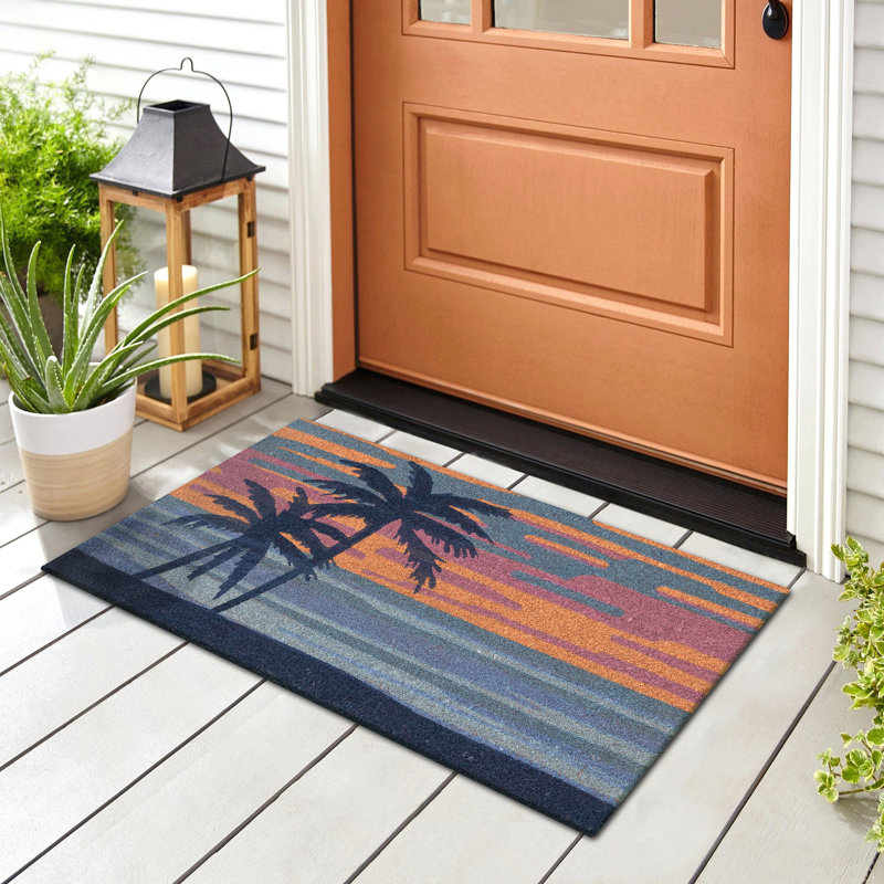 Yusuke Non-Slip Outdoor Doormat, 24" W x 36" L
