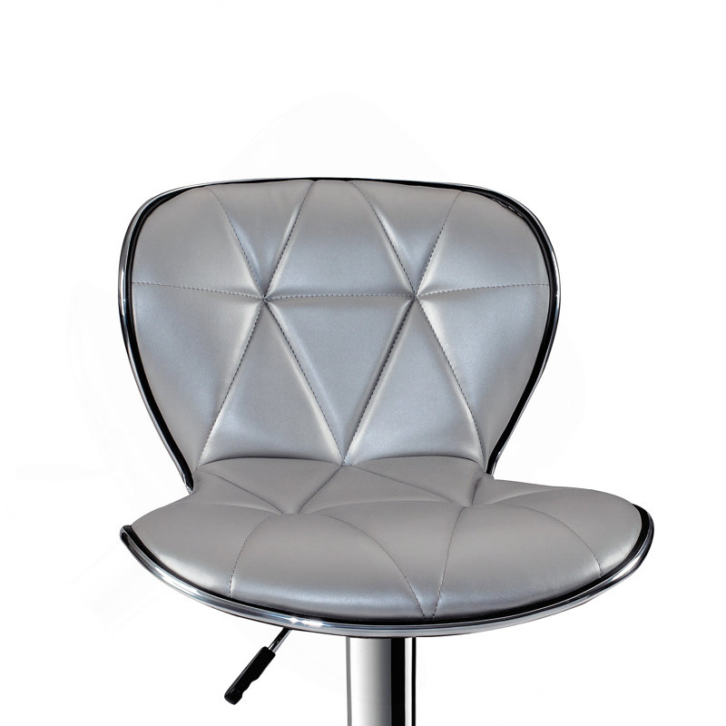 Ensemble de 2 tabourets de bar à hauteur ajustable avec base en métal