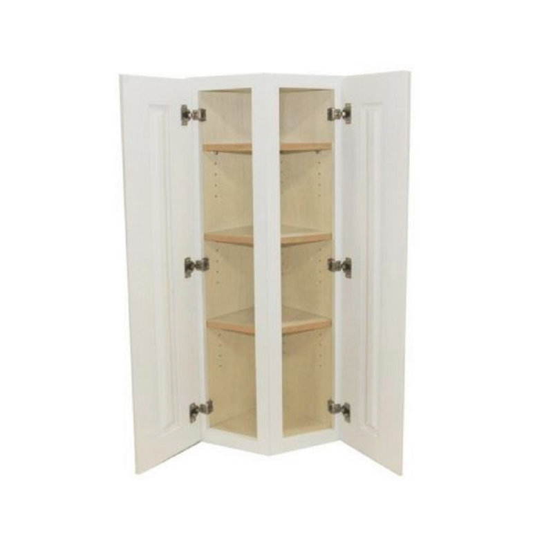 Armoire de cuisine à angle mural 12 po x 42 po style Shaker, H 42 po x l 12 po x P 13 po