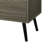 Zena Nightstand Side End Table, 2 Drawers, Rustic Gray Finish 19 Inch-117054055