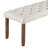6-Piece Farmhouse Dining Set With Rectangular Table, Upholstered Chairs, And Bench For Family Gatherings-1016837760-1016837765