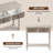 31.5" W 2-Drawer Carved Console Table-445904389
