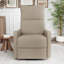 Fauteuil inclinable électrique avec port USB, velours flocon de neige et pivot à 270 °-1913090292-1913090295
