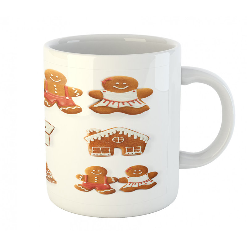 Grande tasse à café pain d’épice man