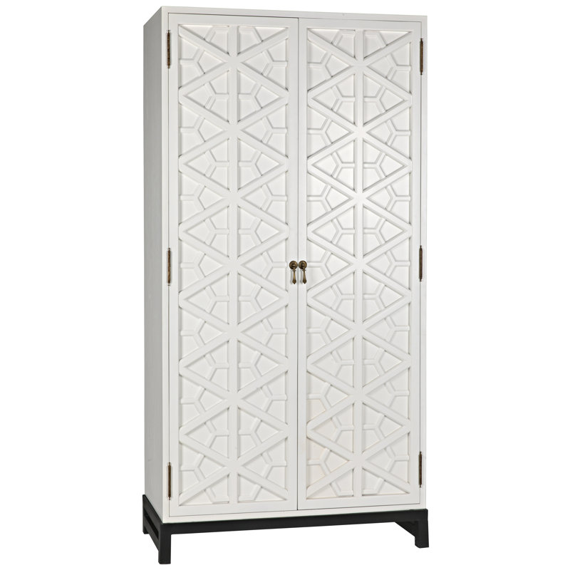 Maharadscha 2 - Door Armoire, Pale, 100" H x 51" W x 20" D