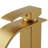 Brushed Gold Single Hole Bathroom Faucet Stainless Steel Lever For Effortless Water Adjustment Build With - Rust Feature Ceramic Cartridge Leak Performance Supply Lines In Package 7.79 In Width-128956791