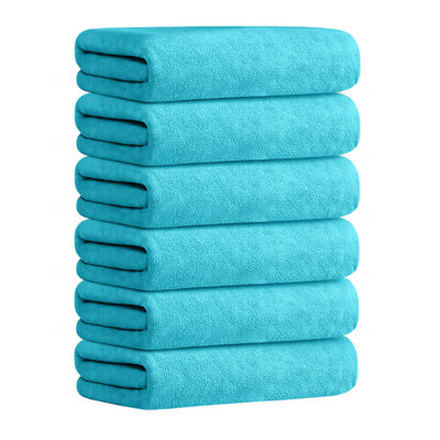 Ensemble de serviettes en microfibre pour salle de bain, 6 pièces, 30 po x 60 po
