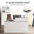 Modern Reception Desk With Elevated Corner Storage – Functional Office Desk With Lockable Drawers And Cable Management-118681078-118681080