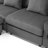 Defino U-Shaped Corduroy Sectional Sofa with Bluetooth, USB Charging & Ottomans-114473872