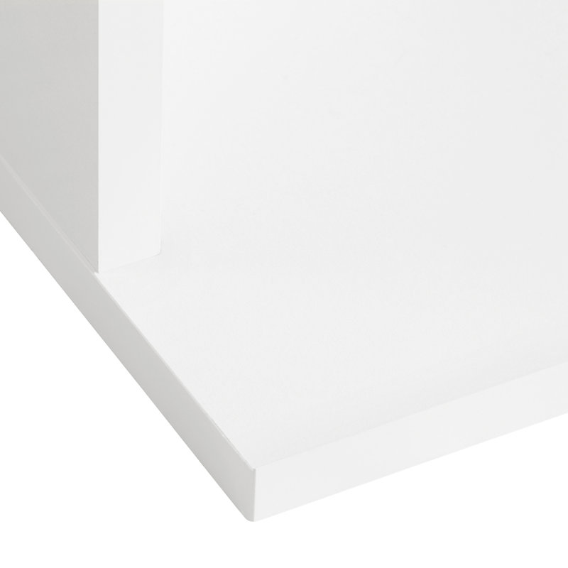 151cm H Media Shelves, White