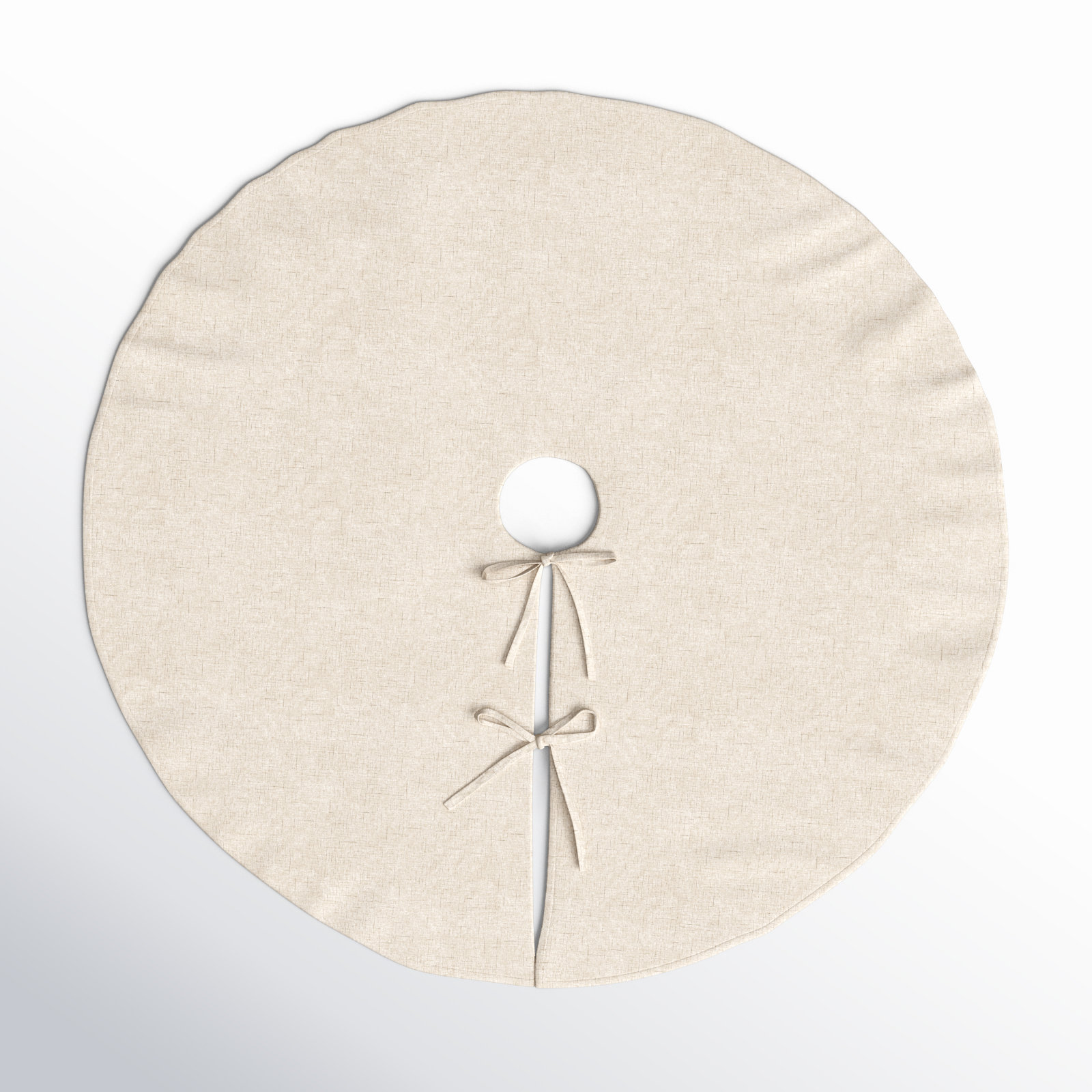 Nylah Tree Skirt, 56", Natural