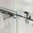 Opal Mirage MCOCOD 56-60.5" W x 76" H Single Sliding Frameless Soft Close Shower Door with 3/8" (10mm)Clear Glass-98924869