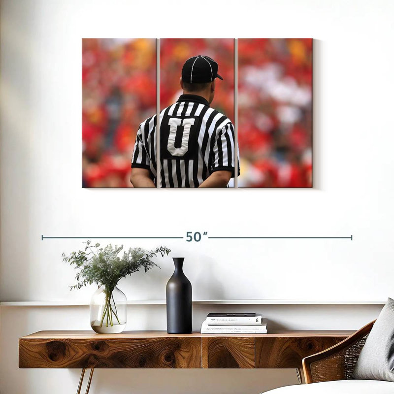 Arbitre de football Sireci, H 24 po x l 38 po