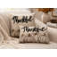 Coussin «Thankful Pumpkin Applique Harvest», 12 par 20 po