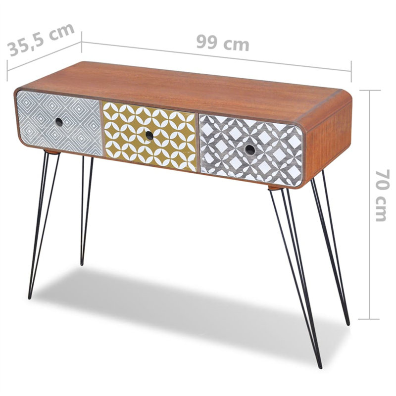 Akrish 99cm Console Table