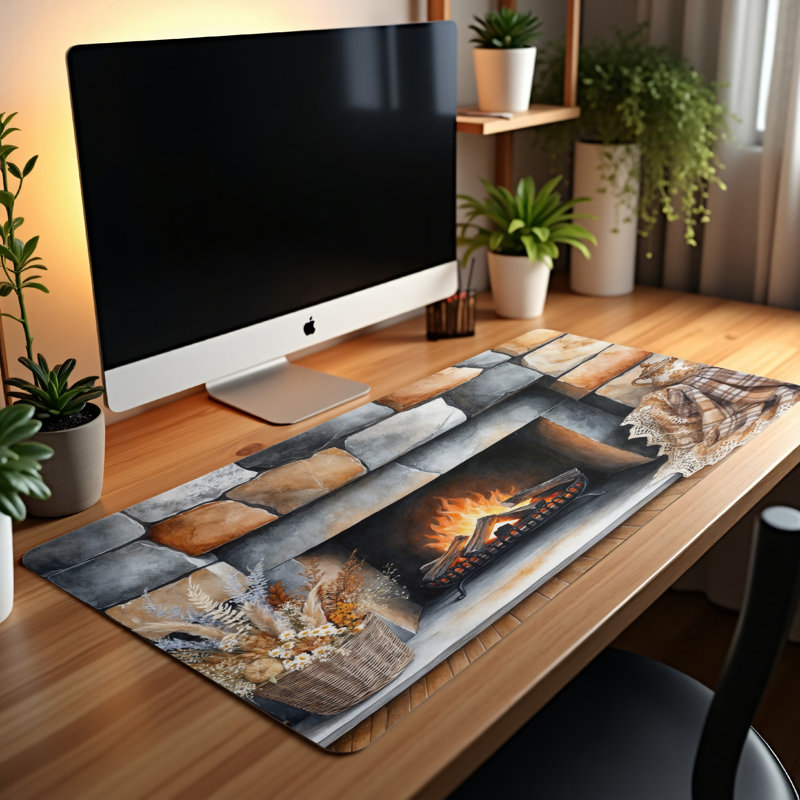 Polyester Desk Pad, 23.6x13.8