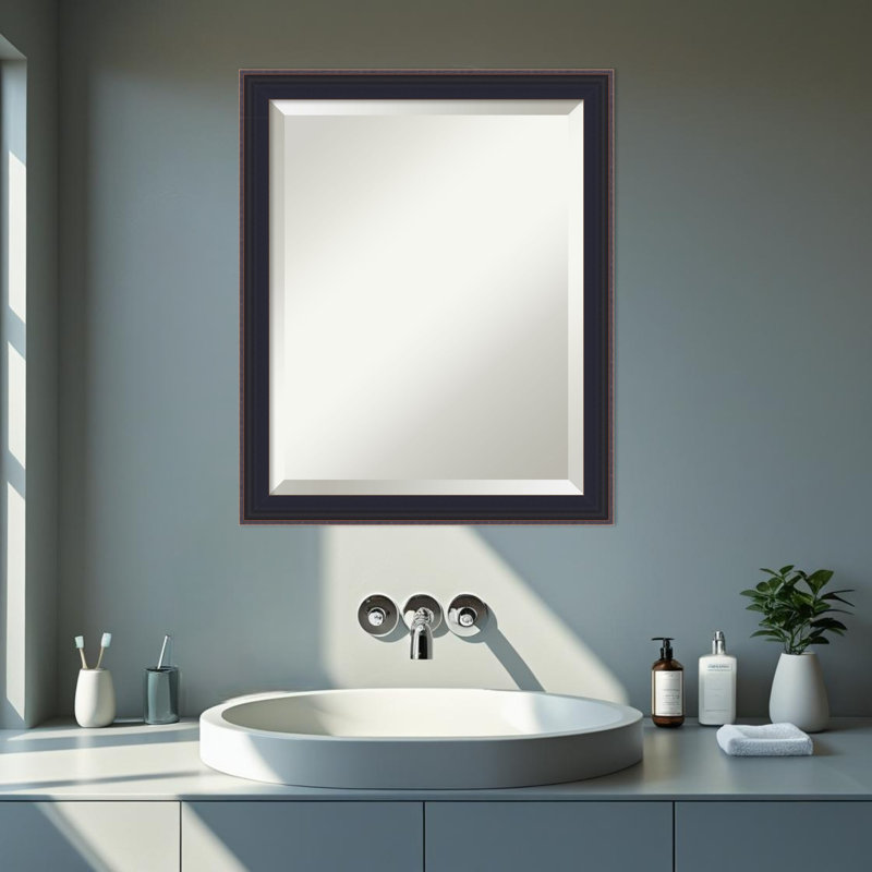 Miroir mural de salle de bain Havana, 22,5 po x 18,5 po