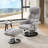 Brian 360° Swivel Chenille Massage Recliner Chair with Ottoman-357555204