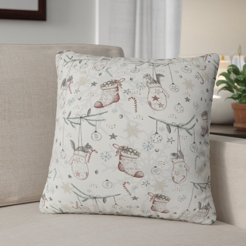 Silkeborg Heavenly Christmas Throw Pillow, 20" x 20"